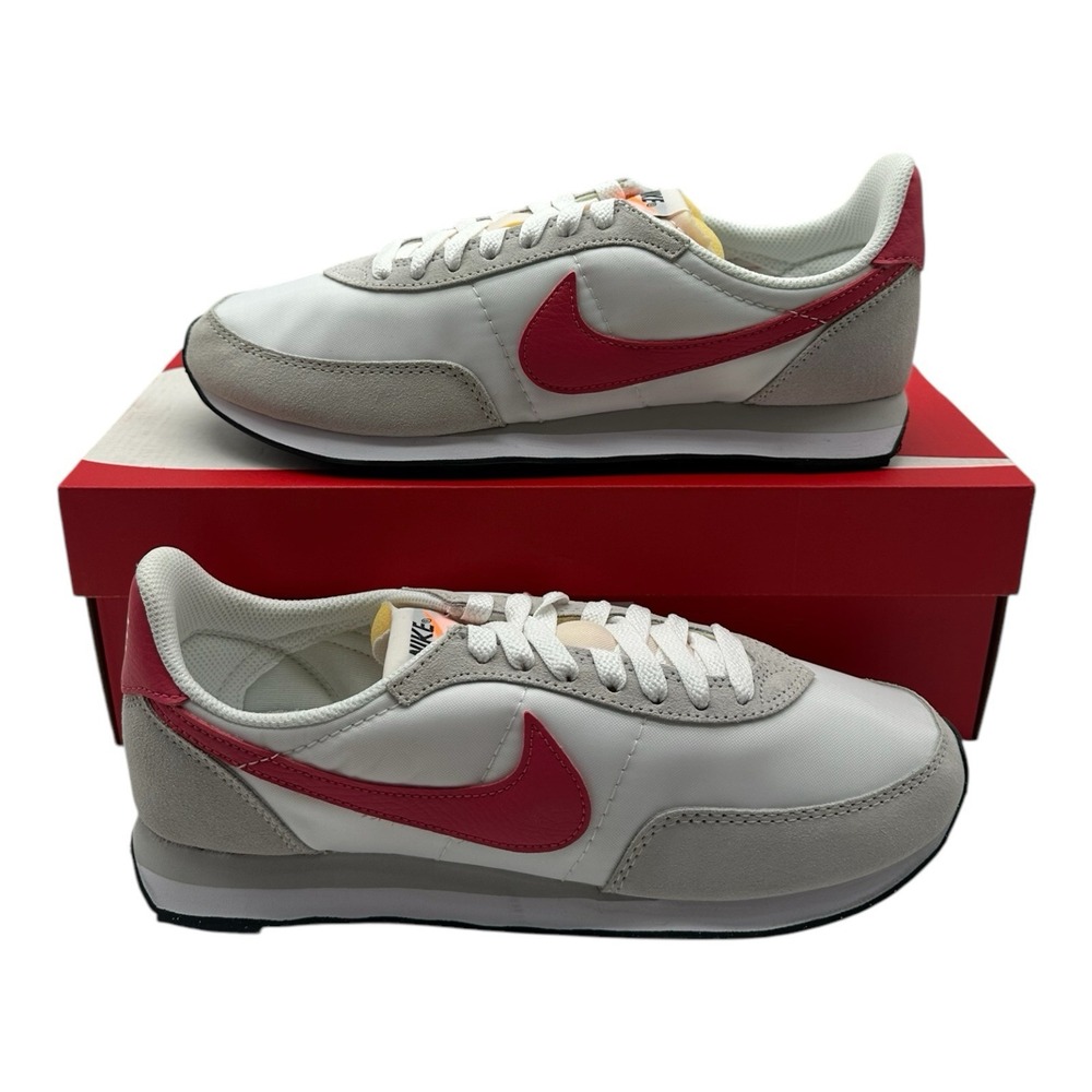 Nike Waffle‎ Trainer 2 Shoes Womens 8.5 Photon Dust/Archaed Pink White Sneakers